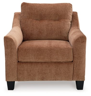Amity Bay Chair - Orange Arm Chair modern furniture Contempo Furniture