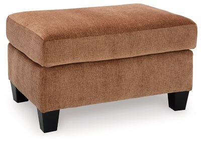 Amity Bay Ottoman - Orange Upholstered Ottoman modern furniture Contempo Furniture