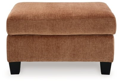 Amity Bay Ottoman - Orange Upholstered Ottoman modern furniture Contempo Furniture