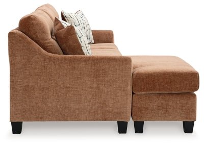 Amity Bay Queen Sofa Chaise Sleeper - Orange Sleeper Sofa modern furniture Contempo Furniture
