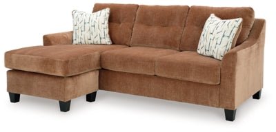 Amity Bay Sofa Chaise - Orange Stationary Sofa modern furniture Contempo Furniture