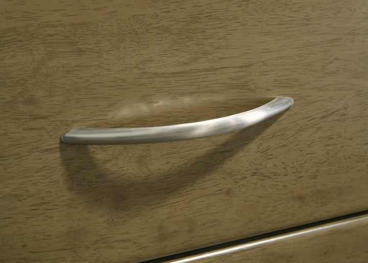 Amsbury - 5 - Drawer Chest Of Drawers - Nutmeg Accent Chest modern furniture Contempo Furniture