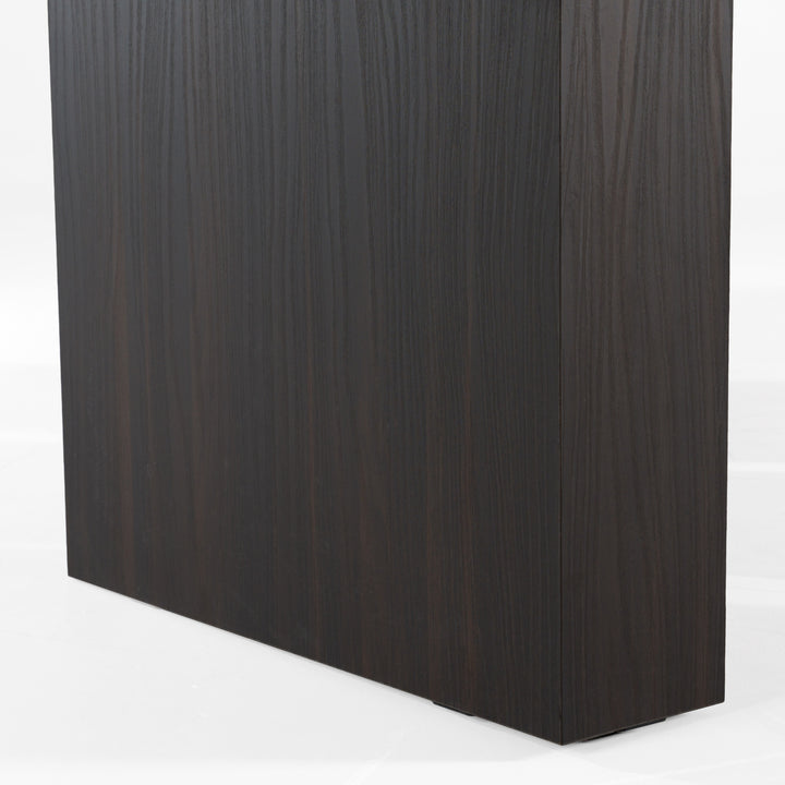 Amsterdam - Modern Grey Volcano &amp; Eucalyptus Oak Dining Table