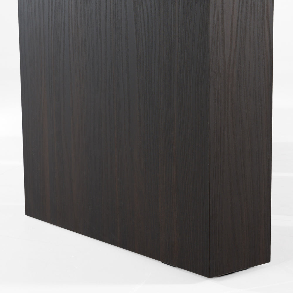 Amsterdam - Modern Grey Volcano & Eucalyptus Oak Dining Table - View 7