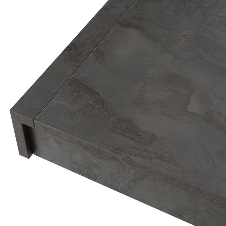 Amsterdam - Modern Grey Volcano &amp; Eucalyptus Oak Dining Table