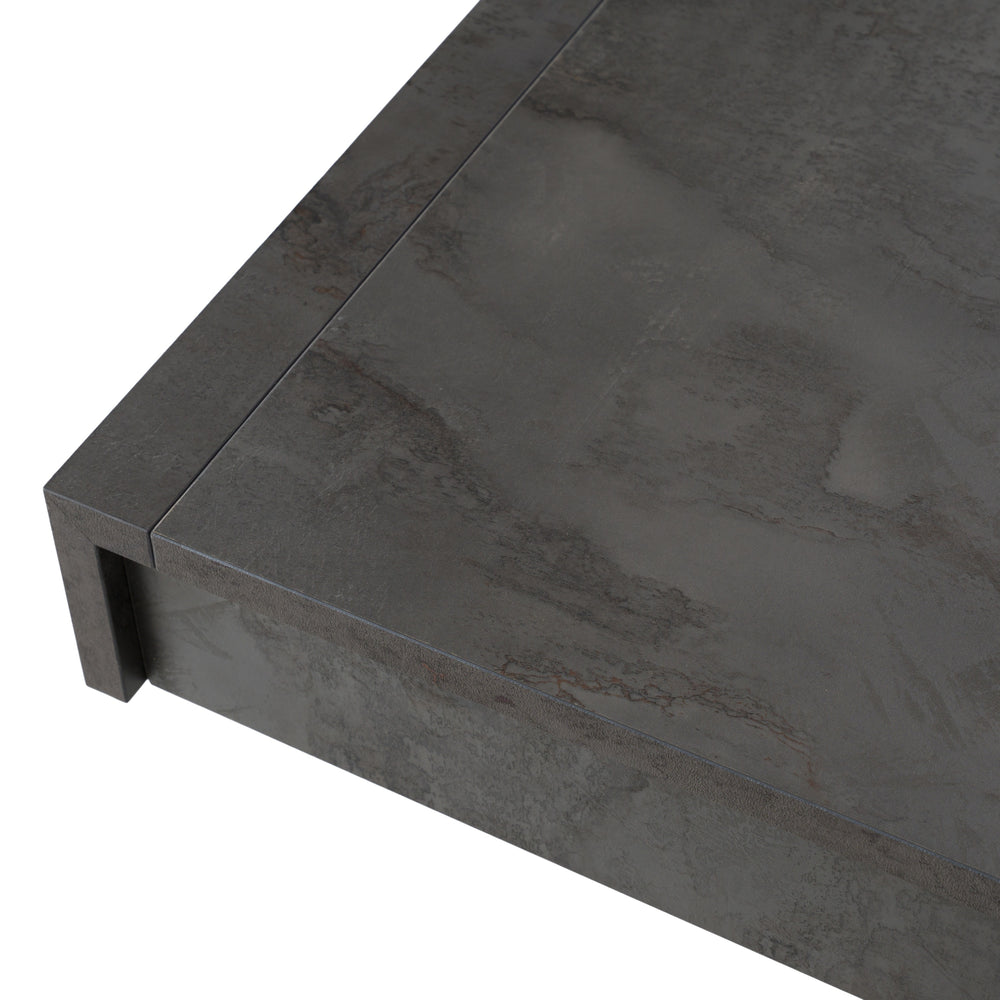 Amsterdam - Modern Grey Volcano & Eucalyptus Oak Dining Table - View 8