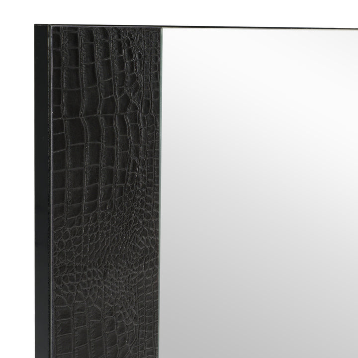 Monza Italian Modern Black Mirror - View 3