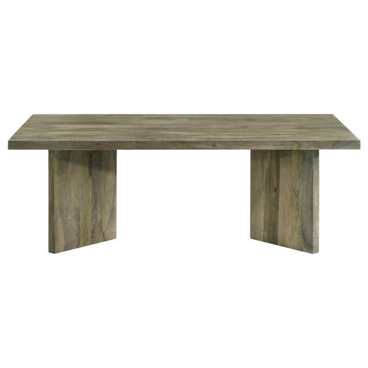Andando - Rectangular Solid Wood Coffee Table - Mango Brown Coffee Table modern furniture Contempo Furniture