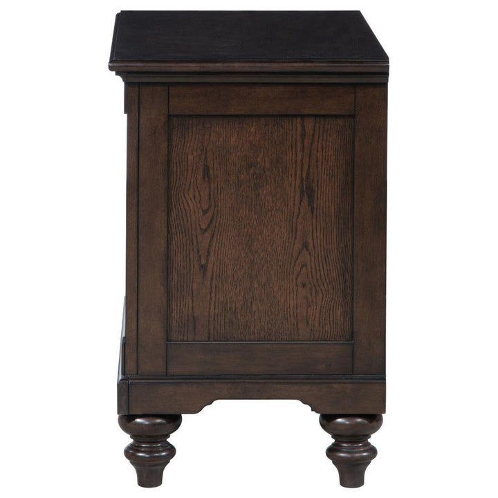 Andover - 1 - Drawer Nightstand Bedside Table - Dark Oak Accent Nightstand modern furniture Contempo Furniture