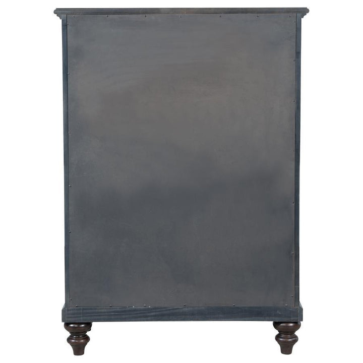 Andover - 5 - Drawer Chest Of Drawers - Dark Oak Accent Chest modern furniture Contempo Furniture