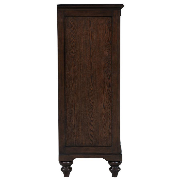 Andover - 5 - Drawer Chest Of Drawers - Dark Oak Accent Chest modern furniture Contempo Furniture