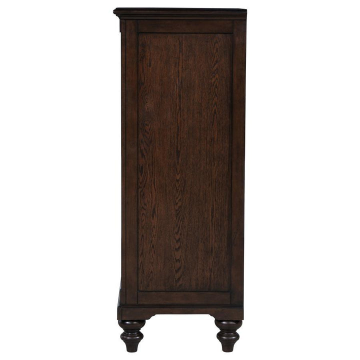 Andover - 5 - Drawer Chest Of Drawers - Dark Oak Accent Chest modern furniture Contempo Furniture