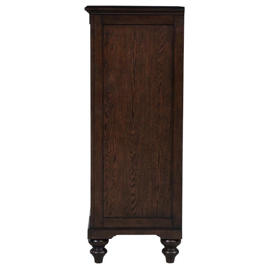 Andover - 5 - Drawer Chest Of Drawers - Dark Oak Accent Chest modern furniture Contempo Furniture