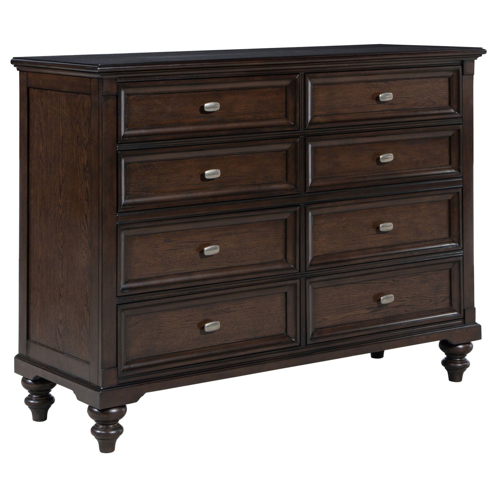 Andover - 8 - Drawer Dresser Cabinet - Dark Oak Dressers modern furniture Contempo Furniture