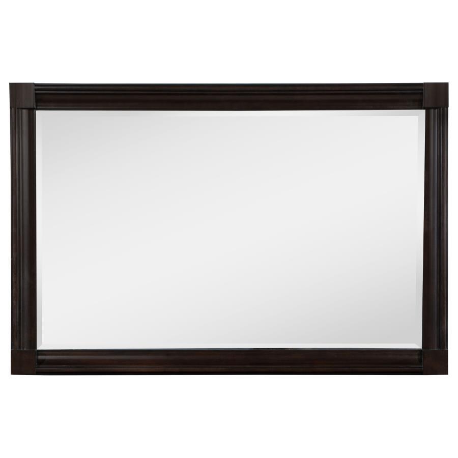 Andover - Dresser Mirror - Dark Oak Mirror modern furniture Contempo Furniture