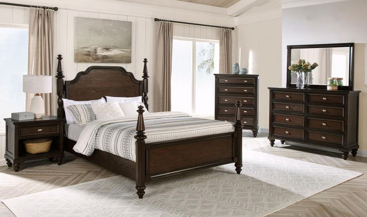 Andover - Dresser Mirror - Dark Oak Mirror modern furniture Contempo Furniture
