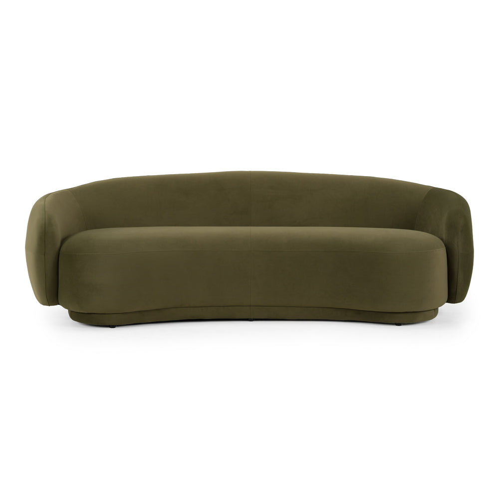 Andrew - Modern Green Fabric Sofa