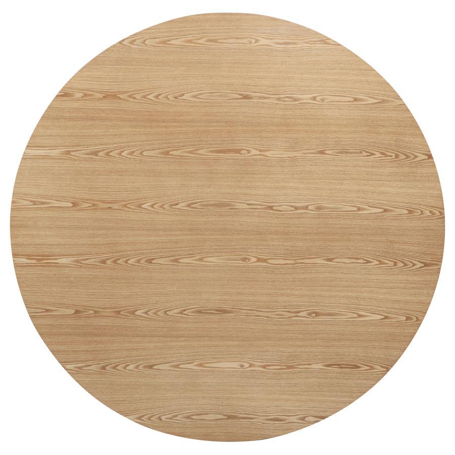 Andrews - 48" Round Wood Dining Room Table - Light Ash Dining Table modern furniture Contempo Furniture