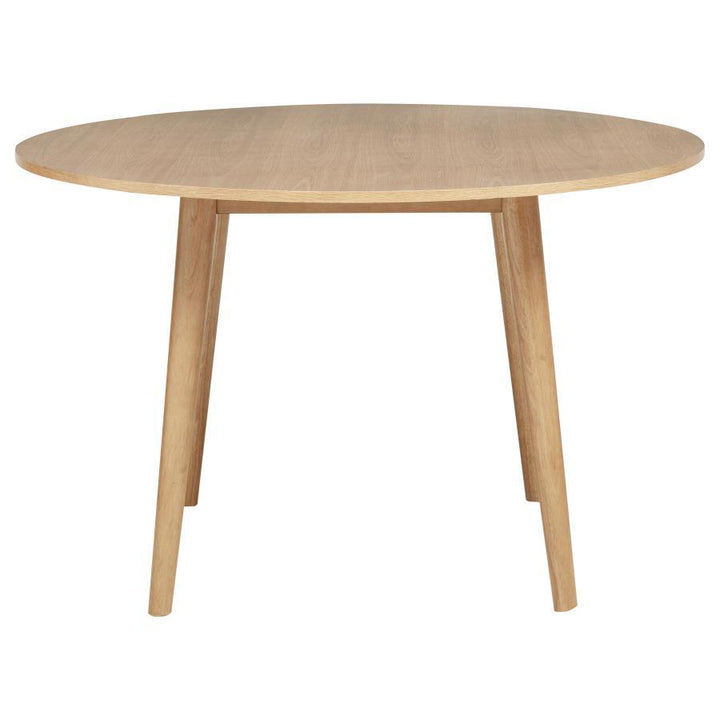 Andrews - 48" Round Wood Dining Room Table - Light Ash Dining Table modern furniture Contempo Furniture