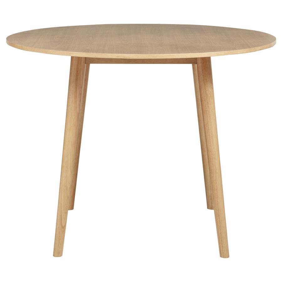 Andrews - 5 Piece Round Counter Height Dining Set - Light Ash 5 - Piece Dining Room Set modern furniture Contempo Furniture