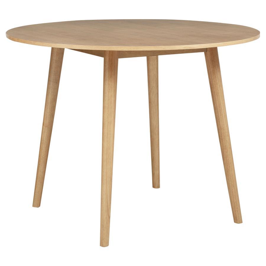 Andrews - 5 Piece Round Counter Height Dining Set - Light Ash 5 - Piece Dining Room Set modern furniture Contempo Furniture