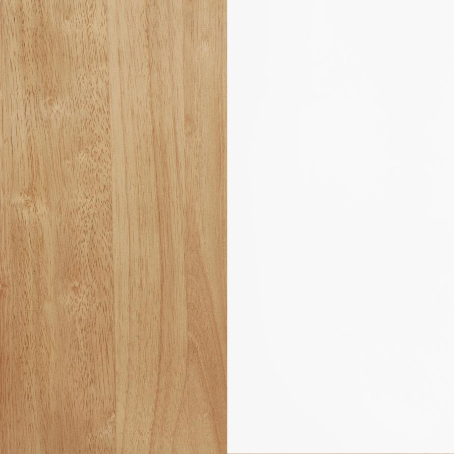 Andrews - 66" Rectangular Dining Table - Light Ash And White Dining Table modern furniture Contempo Furniture