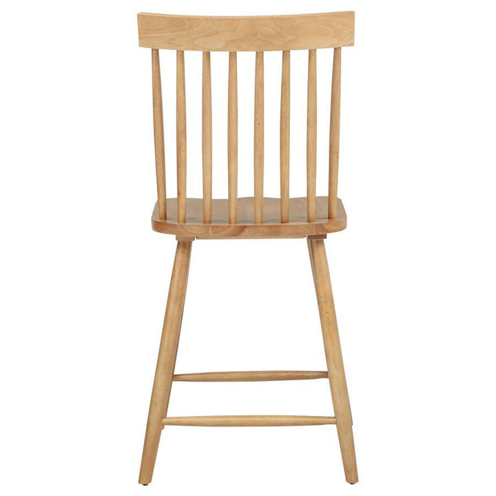 Andrews - Windsor Counter Height Dining Side Chair (Set of 2) - Light Ash Chair Set modern furniture Contempo Furniture