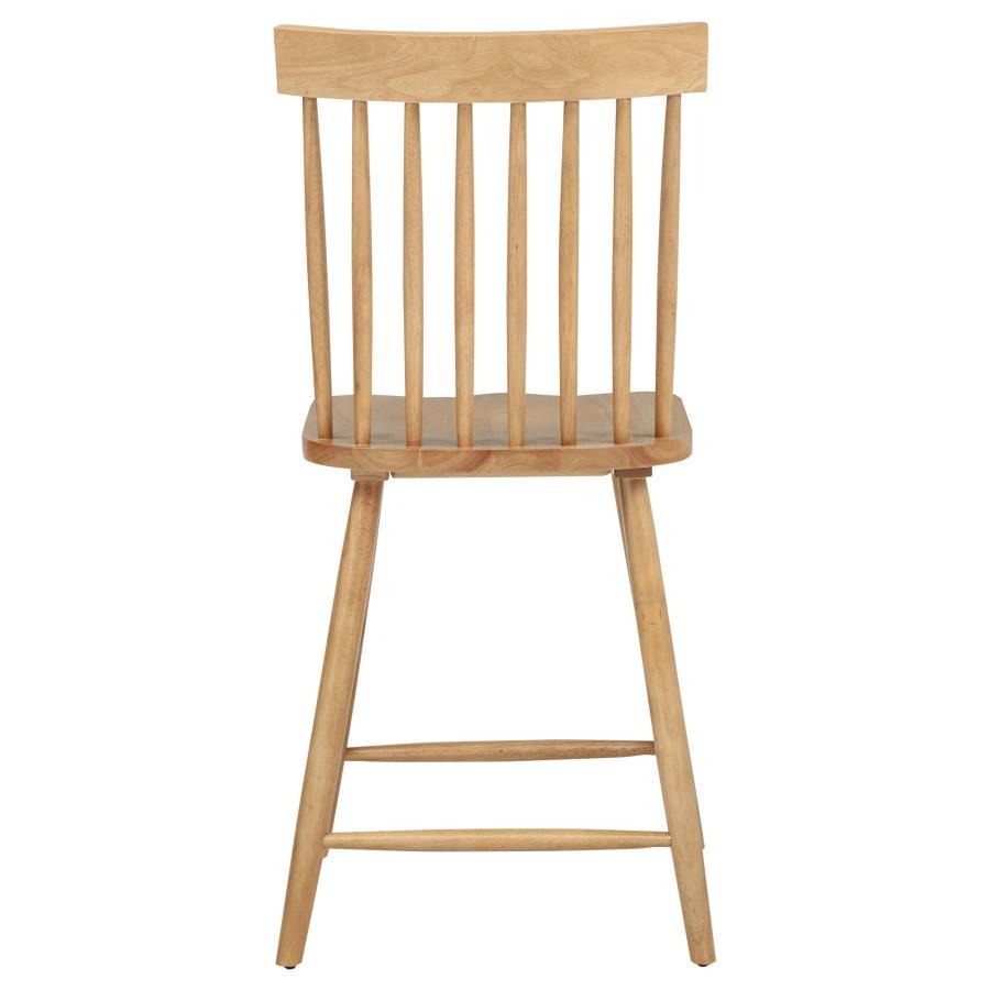 Andrews - Windsor Counter Height Dining Side Chair (Set of 2) - Light Ash Chair Set modern furniture Contempo Furniture