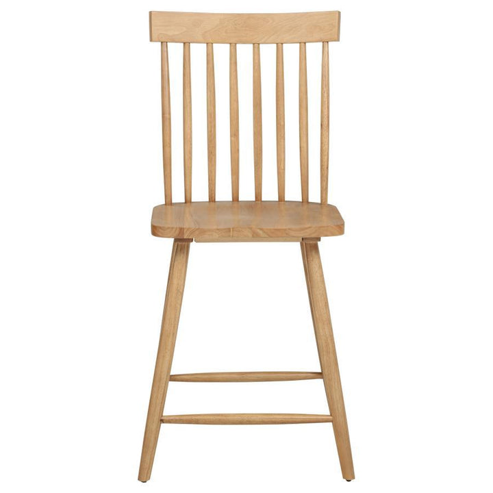 Andrews - Windsor Counter Height Dining Side Chair (Set of 2) - Light Ash Chair Set modern furniture Contempo Furniture