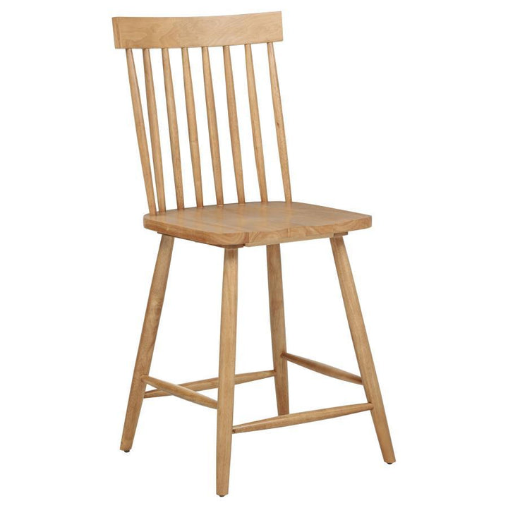 Andrews - Windsor Counter Height Dining Side Chair (Set of 2) - Light Ash Chair Set modern furniture Contempo Furniture
