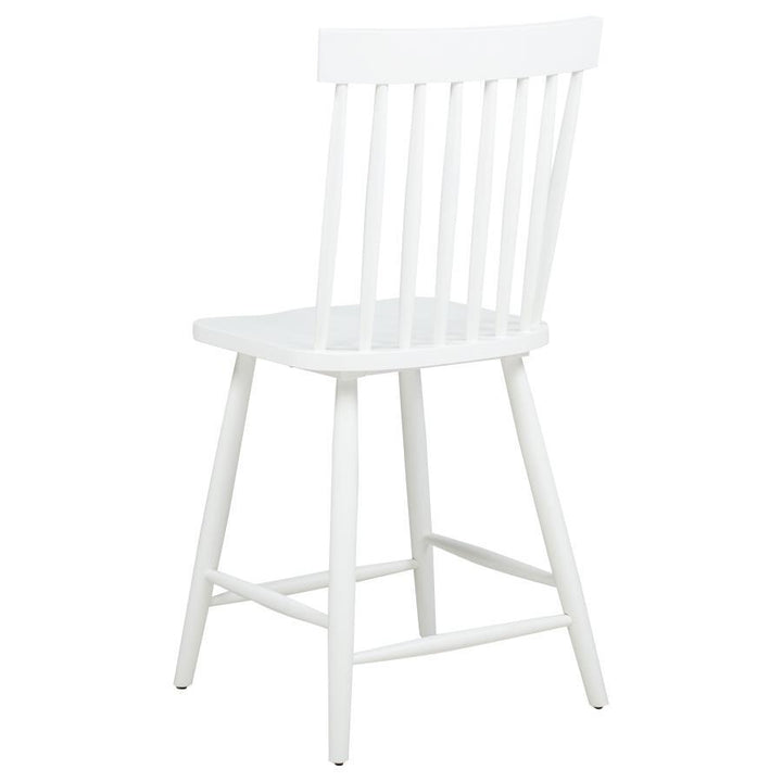 Andrews - Windsor Counter Height Dining Side Chair (Set of 2) - White Chair Set modern furniture Contempo Furniture