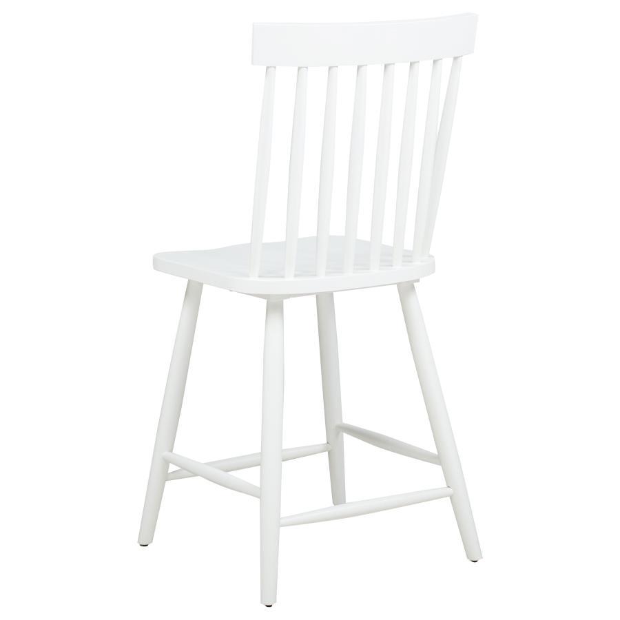 Andrews - Windsor Counter Height Dining Side Chair (Set of 2) - White Chair Set modern furniture Contempo Furniture