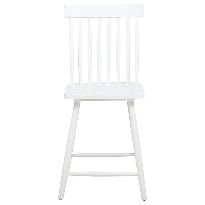 Andrews - Windsor Counter Height Dining Side Chair (Set of 2) - White Chair Set modern furniture Contempo Furniture