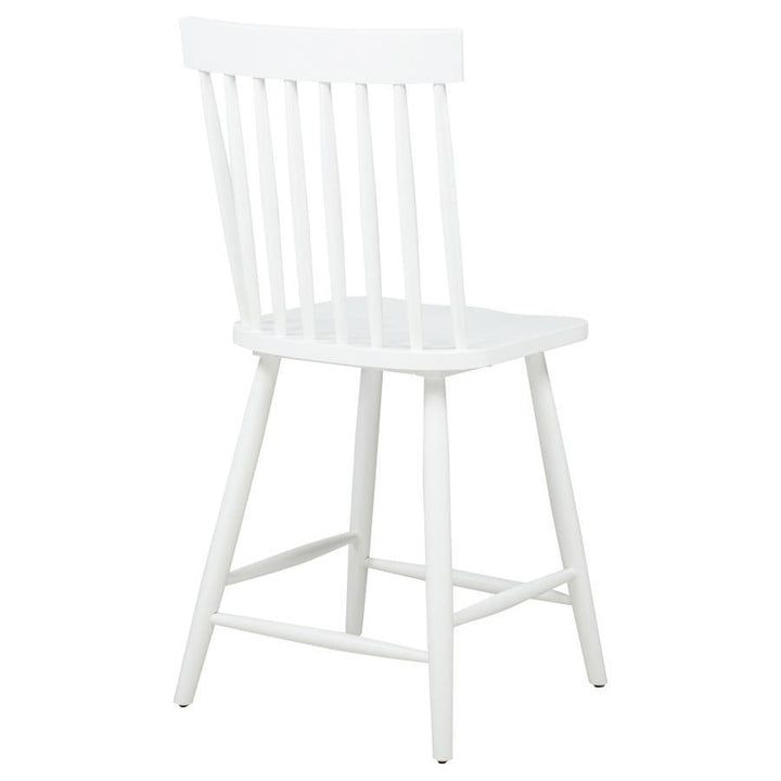 Andrews - Windsor Counter Height Dining Side Chair (Set of 2) - White Chair Set modern furniture Contempo Furniture