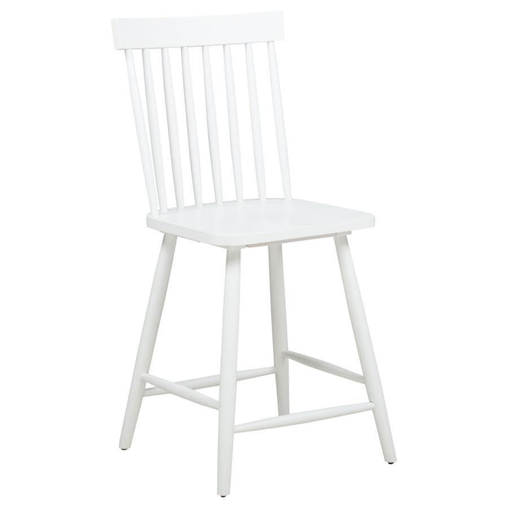 Andrews - Windsor Counter Height Dining Side Chair (Set of 2) - White Chair Set modern furniture Contempo Furniture
