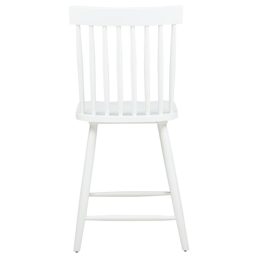 Andrews - Windsor Counter Height Dining Side Chair (Set of 2) - White Chair Set modern furniture Contempo Furniture