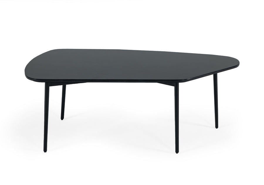 Andros - Black Marble  Black Metal Coffee Table