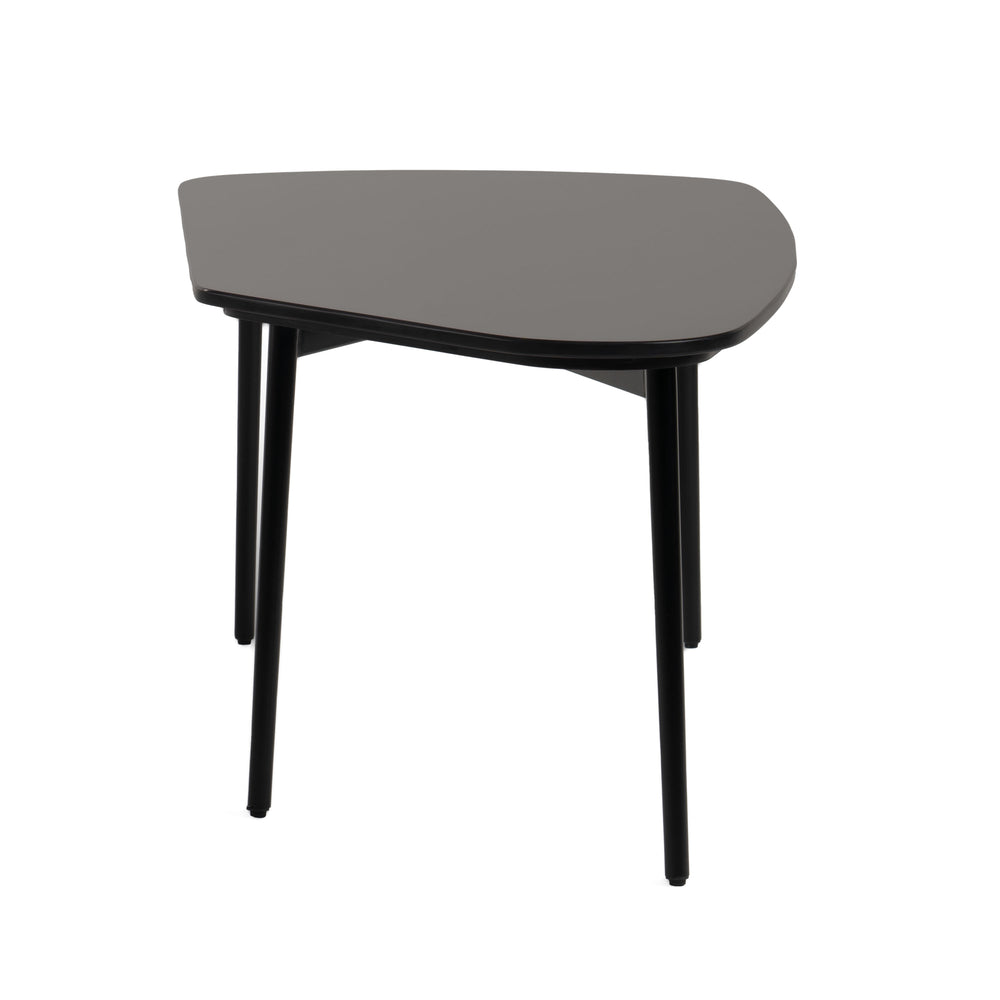 Andros - Black Marble + Black Metal Coffee Table - View 3