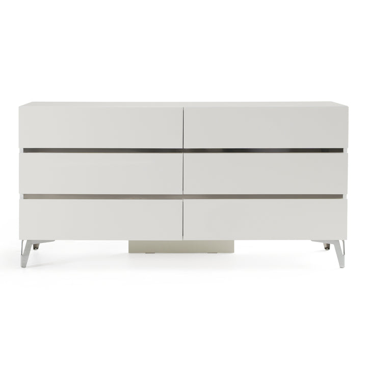 Angela - Italian Modern White Dresser