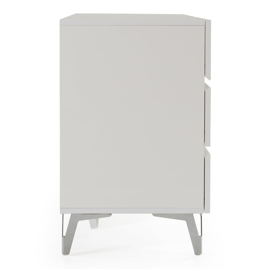 Angela - Italian Modern White Dresser