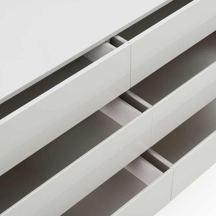 Angela - Italian Modern White Dresser