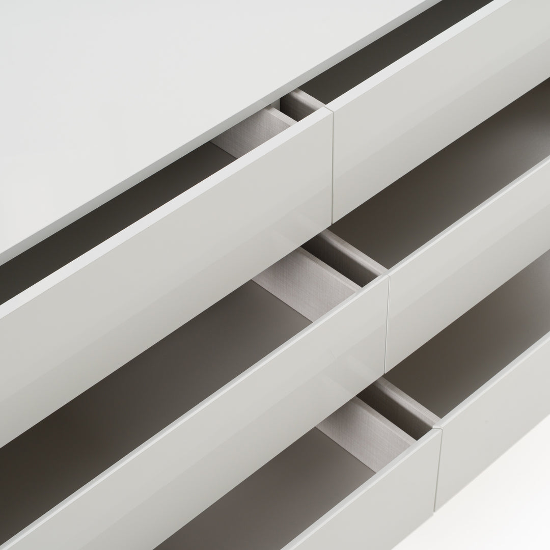 Angela - Italian Modern White Dresser