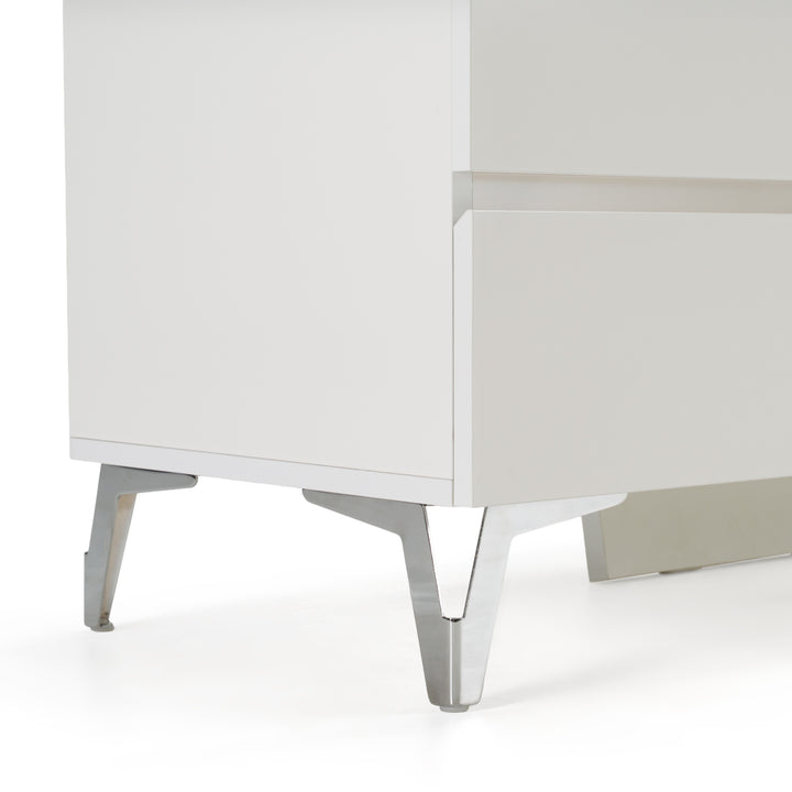 Angela - Italian Modern White Dresser