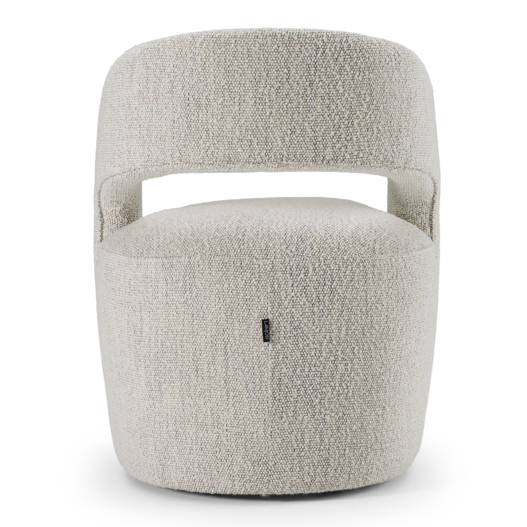 Angie  Modern Beige Fabric Dining Chair