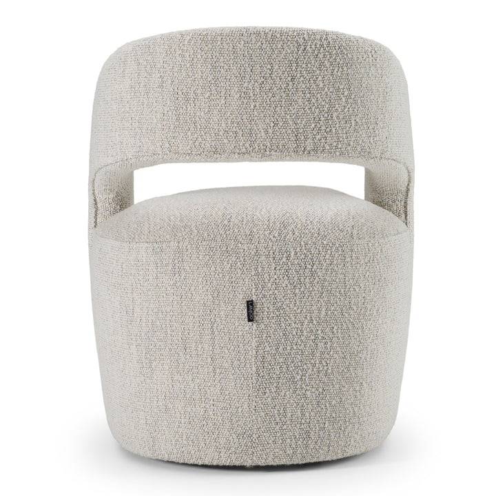 Angie  Modern Beige Fabric Dining Chair