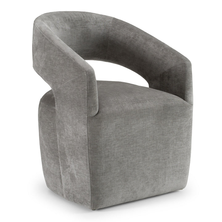 Angie - Modern Grey Fabric Dining Chair
