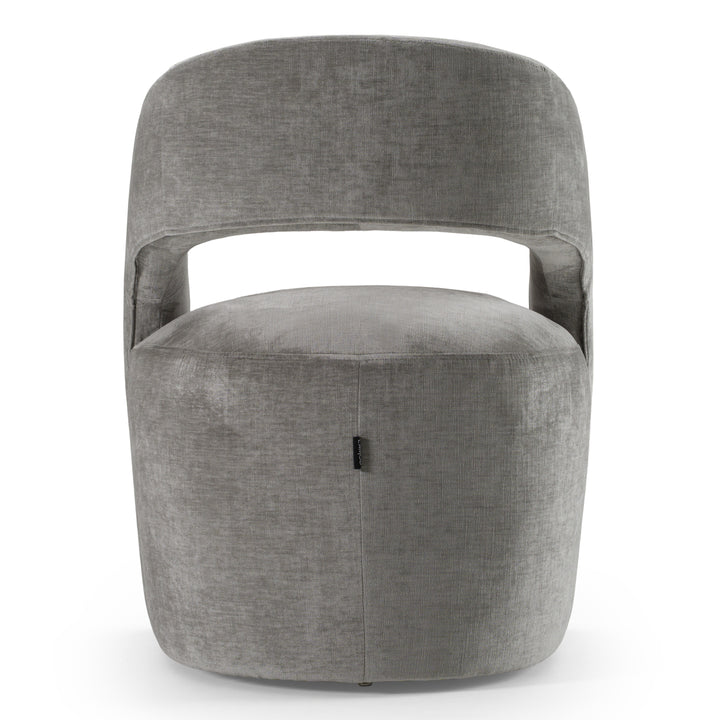 Angie  Modern Grey Fabric Dining Chair