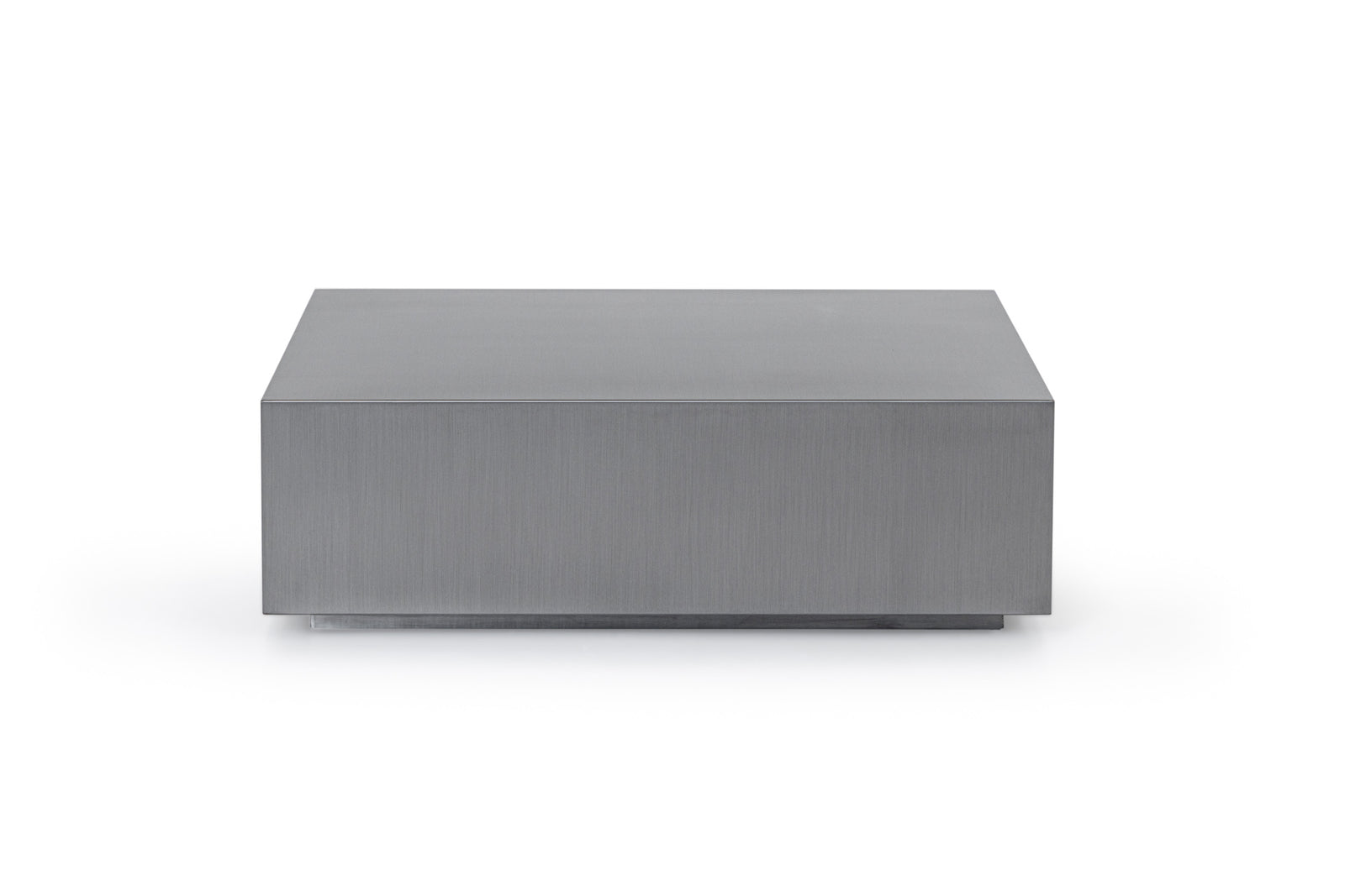 Anvil Modern Brushed Stainless Steel Coffee Table