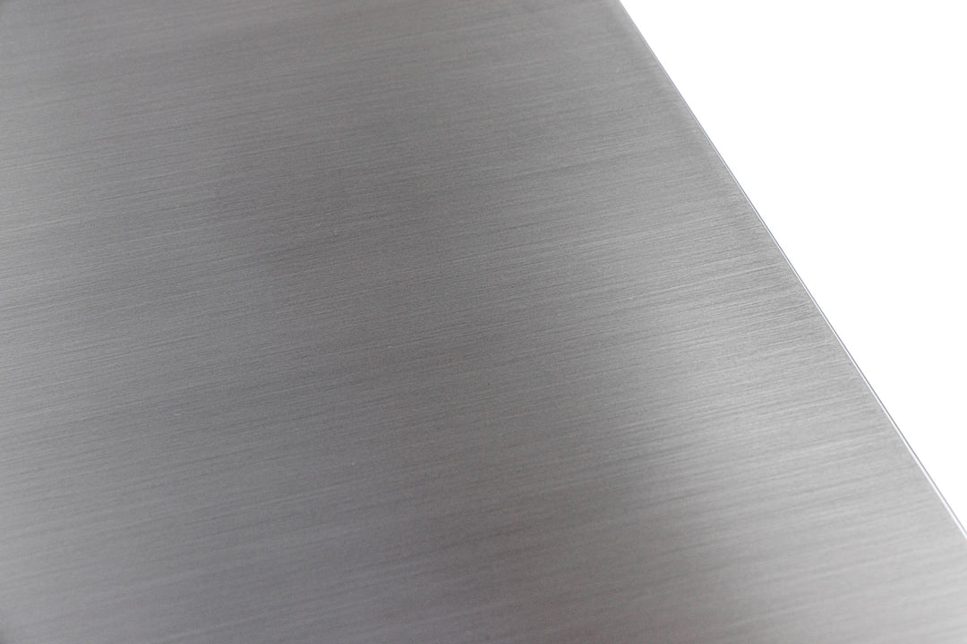 Anvil Modern Brushed Stainless Steel Coffee Table