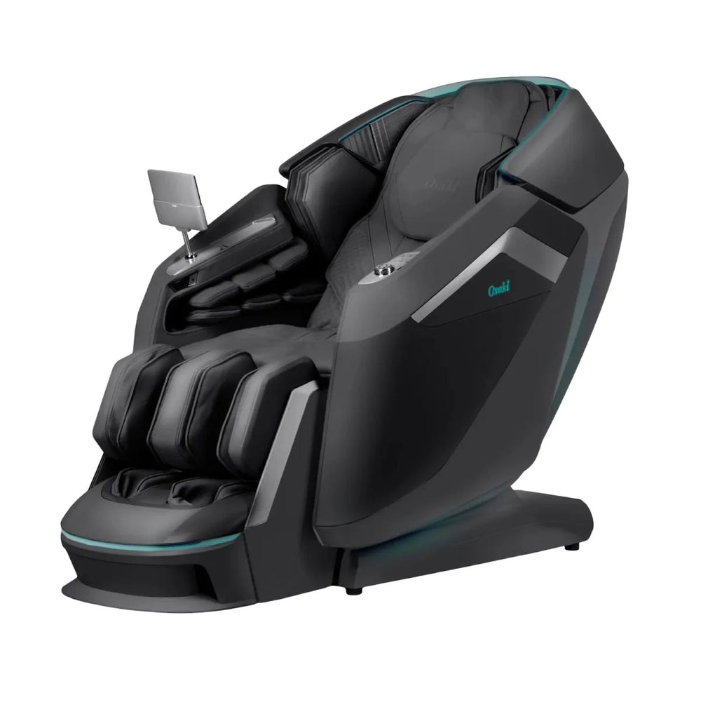 Osaki Ai Apex 5D+4D Duo Massage Chair - black perspective view